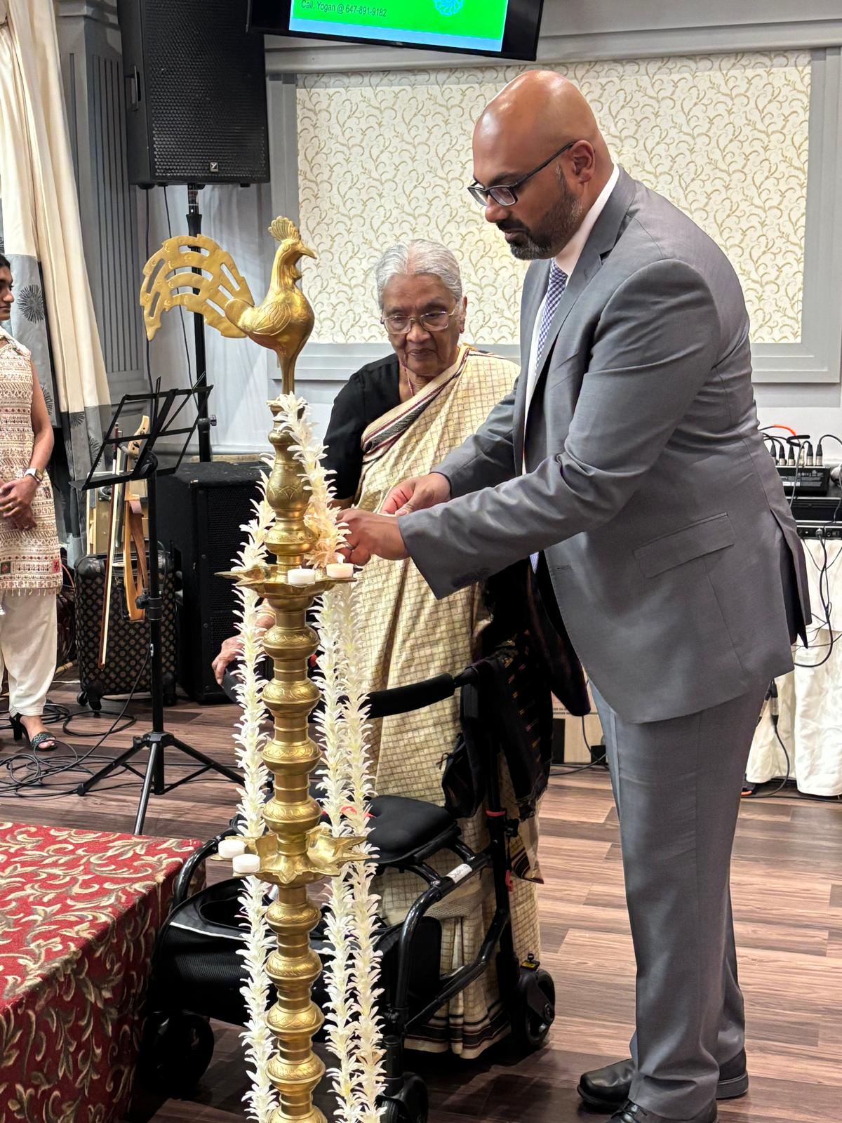 Chief Guest & Mrs. T.Rajanathan